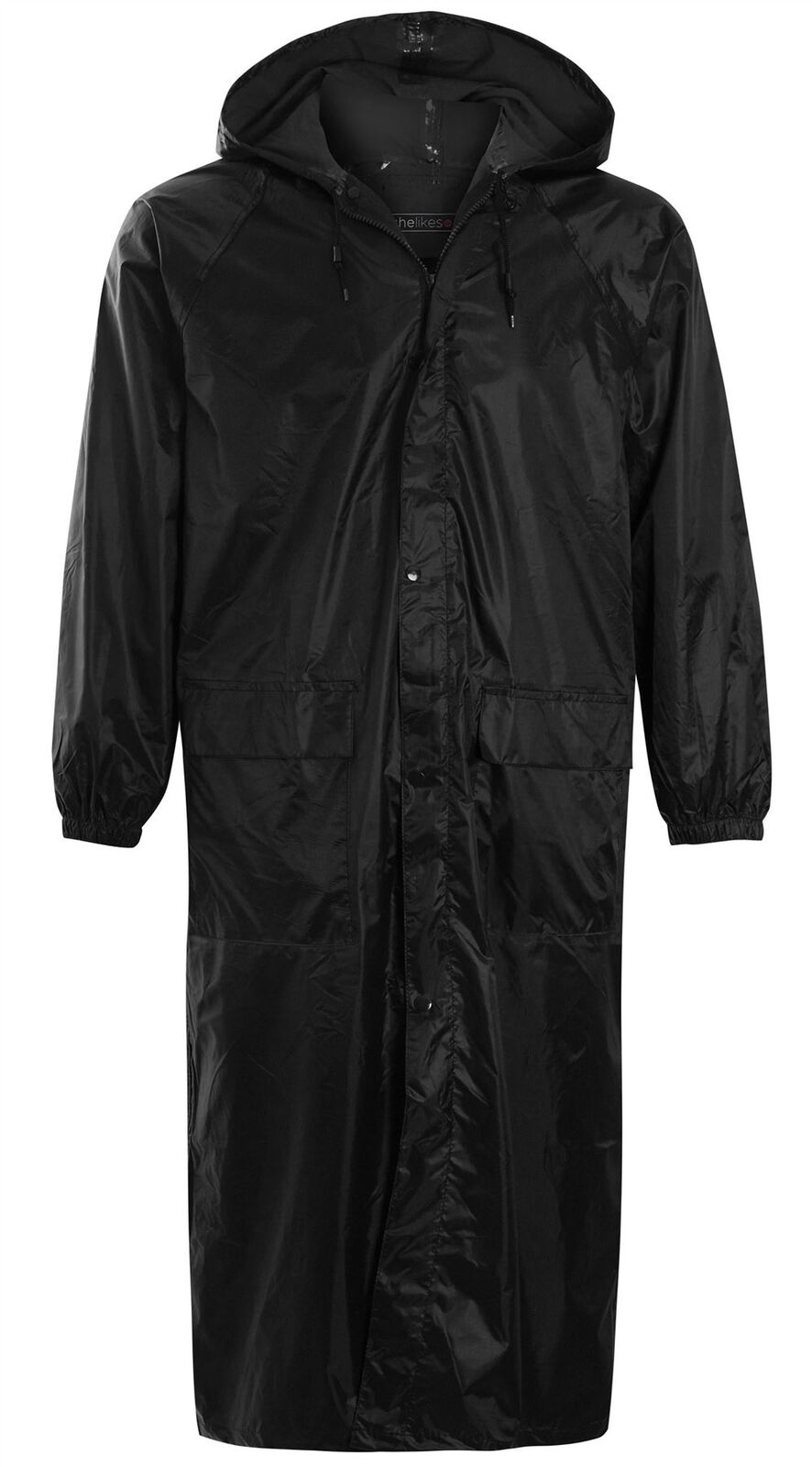 Mens hooded mac clearance coat