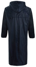 Load image into Gallery viewer, Mens Waterproof Hooded Mac Trench Long Coat - Navy Long Coat
