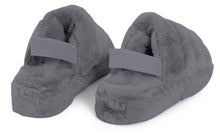 Load image into Gallery viewer, Womens Fluffy Faux Fur Peep Toe Slipper - Dark Grey
