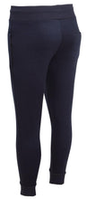 Load image into Gallery viewer, Mens Fleece Cuff Hem Skinny Slim Bottoms Casual Joggers - Navy
