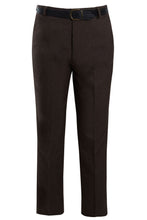 Load image into Gallery viewer, Mens Formal Belted Everpress Pants - Brown
