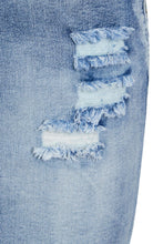 Load image into Gallery viewer, Ladies Ripped Distressed Frayed Jeans Acid Wash Denim Mini Skirt - Blue
