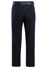 Load image into Gallery viewer, Mens Formal Belted Everpress Pants - Navy
