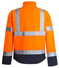 Load image into Gallery viewer, Hi Vis Viz Fleece Zipped Light Weight Two Tone Jacket - Orange/Navy
