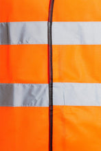 Load image into Gallery viewer, Hi Vis High Visibility Waistcoat Vest 2 Band - Orange
