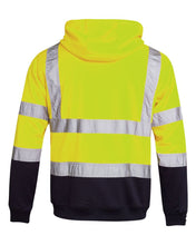 Load image into Gallery viewer, Shelikes Hi Vis Viz Visibility Two Tone Zip Hooded Jacket - Yellow
