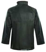 Load image into Gallery viewer, Mens Waterproof Hooded Mac Trench Short Jacket - Olive Short Jacket
