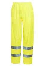 Load image into Gallery viewer, Hi Viz Mens Waterproof Rainsuit Trousers Jacket  High Visibility - Hi-Visibility Yellow
