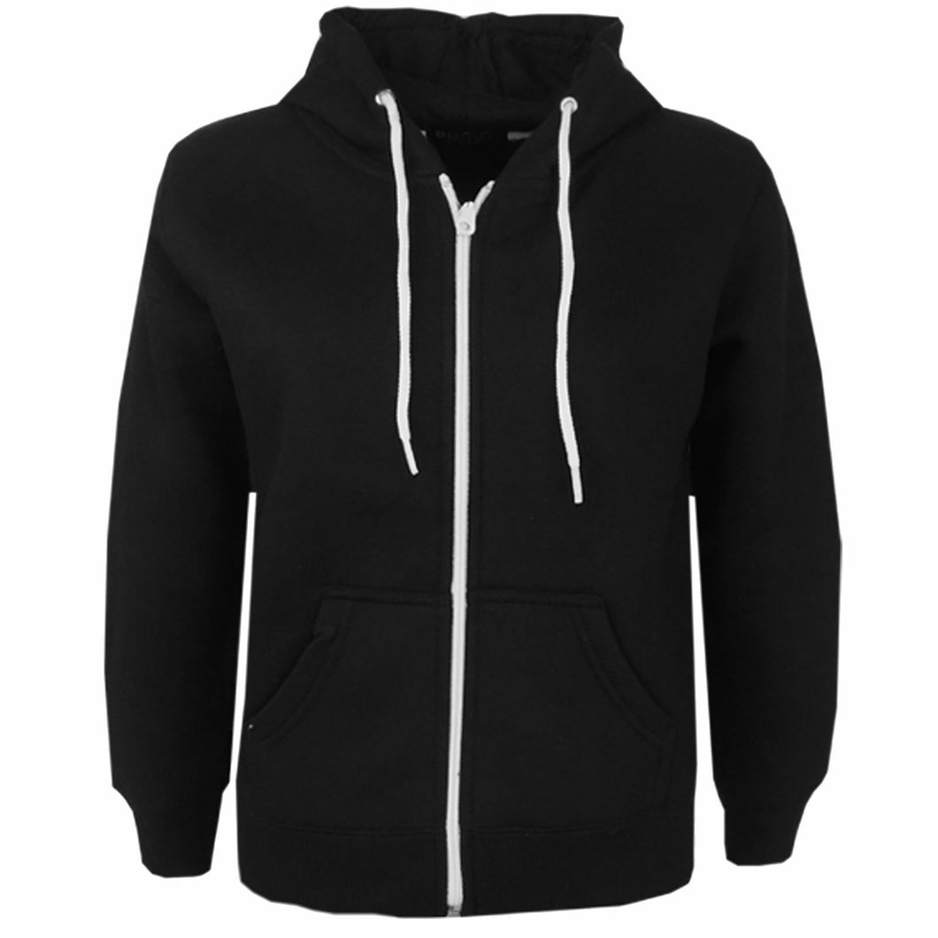 New Kids Plain Zip Up Hoodie Jacket