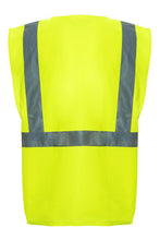 Load image into Gallery viewer, Hi Vis Waistcoat With Phone ID Pocket Key Holder  Vest - Yellow
