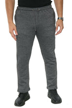 Load image into Gallery viewer, Mens Zip Pockets Open Hem Sweat Pants - Charcoal
