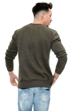 Load image into Gallery viewer, Mens Plain Casual Leisure Top Pullover - Khaki
