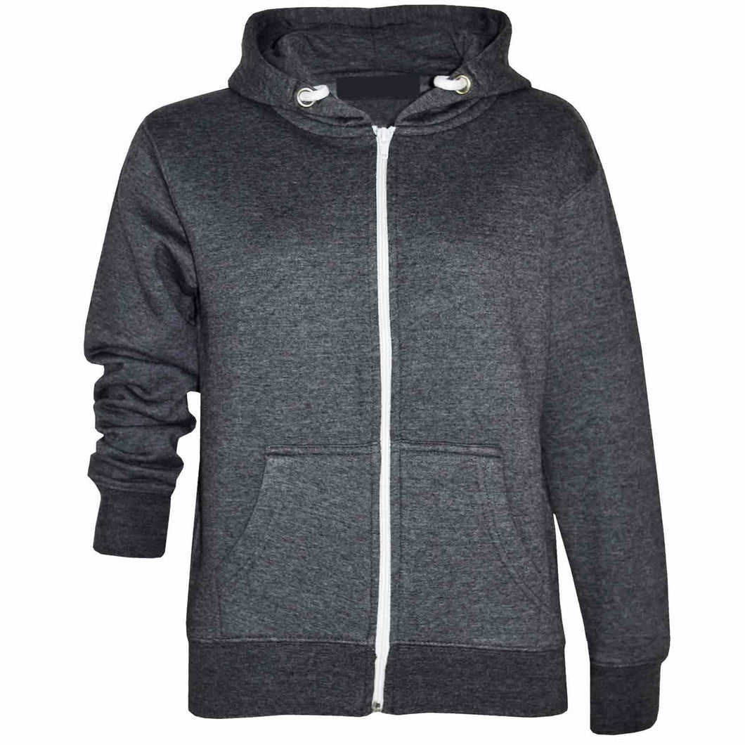 New Kids Plain Zip Up Hoodie Jacket