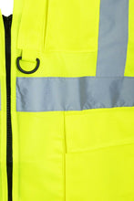 Load image into Gallery viewer, Hi Vis Waistcoat With Phone ID Pocket Key Holder  Vest - Yellow
