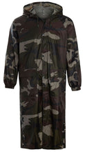 Load image into Gallery viewer, Mens Waterproof Hooded Mac Trench Long Coat - Camo Long Coat
