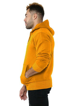 Load image into Gallery viewer, Mens Fleece Soft Lined Zipper Hoodie Sweatshirt - Mustard
