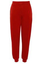 Load image into Gallery viewer, Kids School Jog Pants Sports Games Fleece PE Trouser - Red
