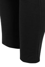 Load image into Gallery viewer, Mens Zip Pockets Open Hem Sweat Pants - Black
