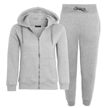 Load image into Gallery viewer, New Kids Fleece Hoodie Top &amp; Bottoms Joggers Tracksuit Set - Grey
