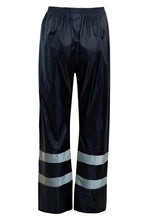 Load image into Gallery viewer, Hi Viz Mens Waterproof Rainsuit Trousers Jacket  High Visibility - Hi-Visibility Navy
