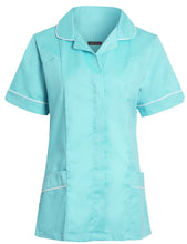 Load image into Gallery viewer, Shelikes Womens Healthcare Zip Collared Nurse Uniform - Mint
