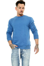 Load image into Gallery viewer, Mens Plain Casual Leisure Top Pullover - Royal
