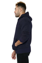 Load image into Gallery viewer, Mens Fleece Soft Lined Zipper Hoodie Sweatshirt - Navy
