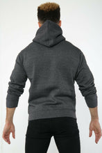 Load image into Gallery viewer, Mens Fleece Soft Lined Zipper Hoodie Sweatshirt - Charcoal
