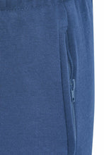 Load image into Gallery viewer, Mens Zip Pockets Open Hem Sweat Pants - Denim
