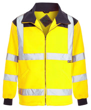 Load image into Gallery viewer, Shelikes, Hi Vis Jackets, High Visiblity Clothing, Yellow/Navy
