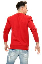 Load image into Gallery viewer, Mens Plain Casual Leisure Top Pullover - Red
