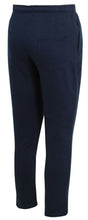 Load image into Gallery viewer, Mens Zip Pockets Open Hem Sweat Pants - Navy
