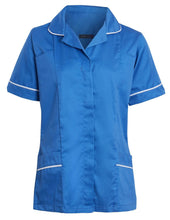 Load image into Gallery viewer, Shelikes Womens Healthcare Zip Collared Nurse Uniform - Royal
