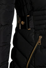 Load image into Gallery viewer, Shelikes Womens Faux Fur Parka Coat Quilted Jacket - Black
