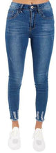 Load image into Gallery viewer, Shelikes Ladies Stretch Slim Fit Plus Size Denim Jeans - Mid Blue
