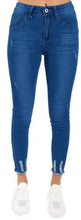 Load image into Gallery viewer, Shelikes Ladies Stretch Slim Fit Plus Size Denim Jeans - Dark Blue
